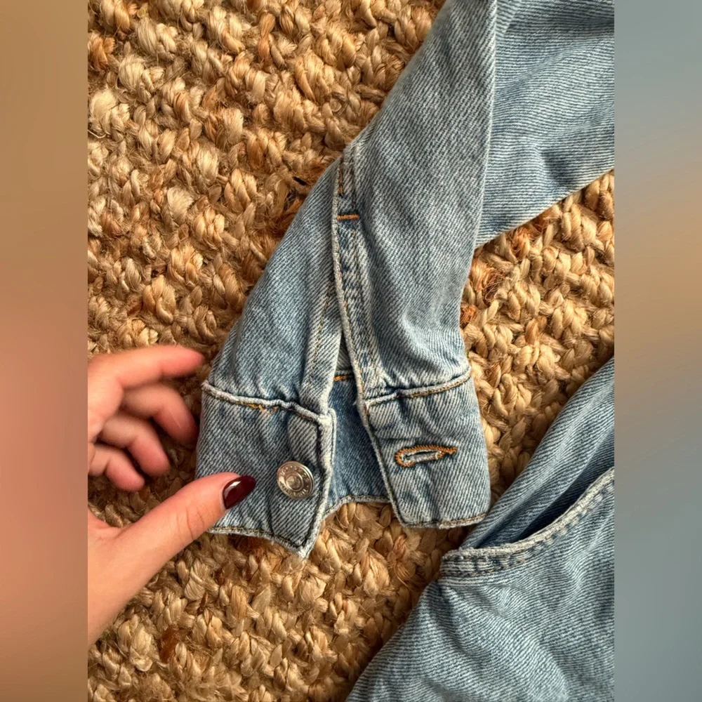 Topshop Sky Blue Denim Jumpsuit